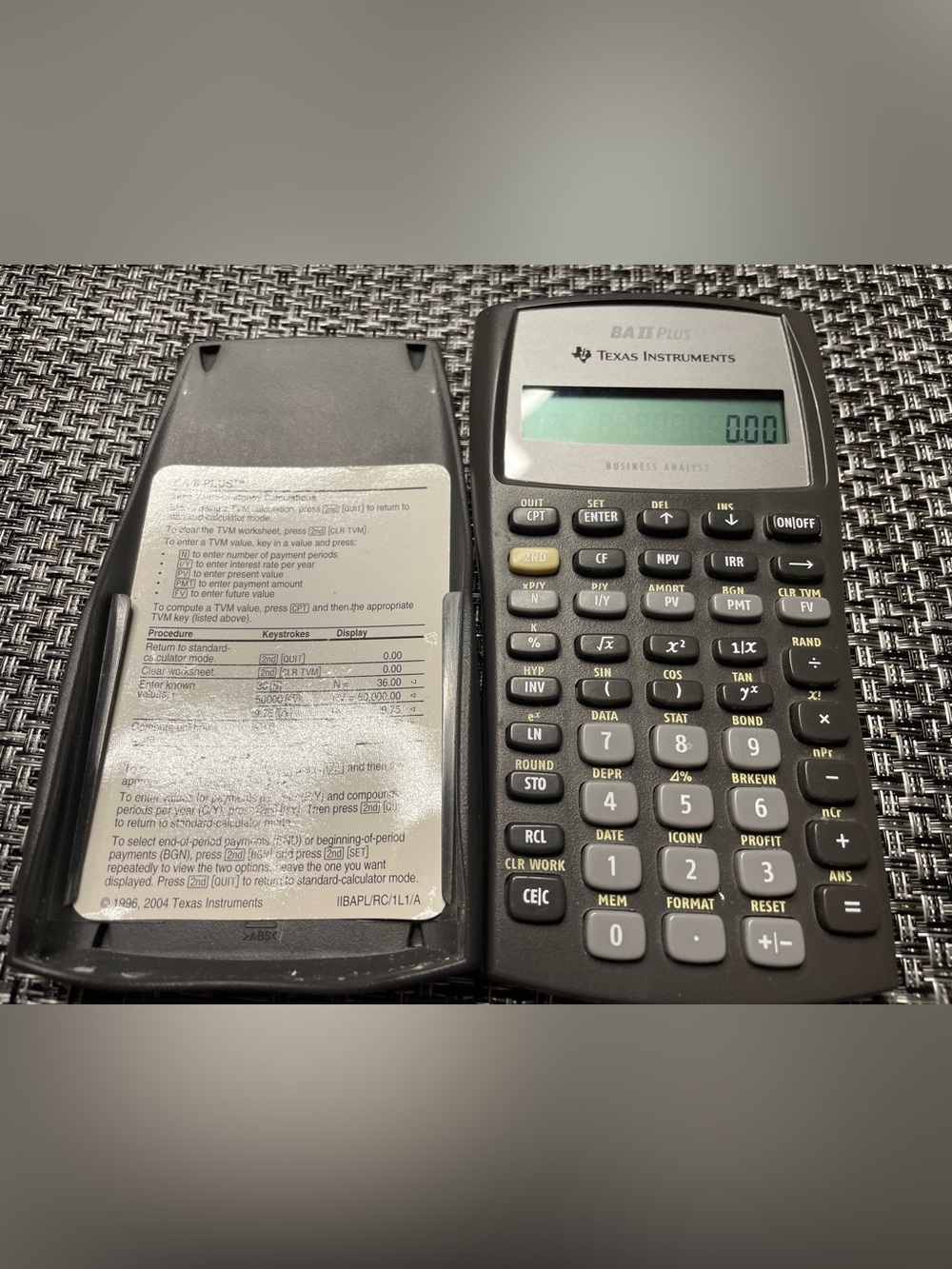 Texas Instruments BA II Plus Financial Calculator